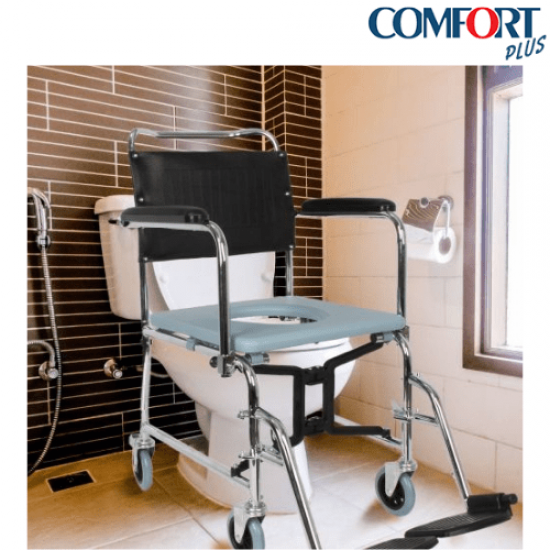 Comfort Plus Klozetli Banyo Tekerlekli Sandalyesi
