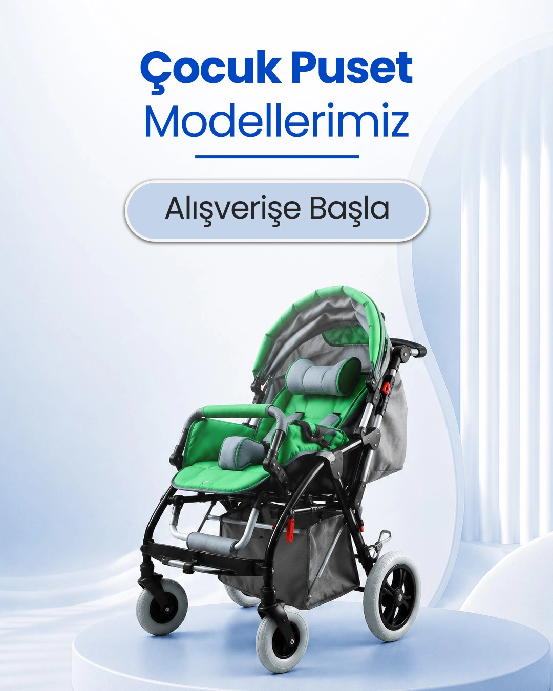Çocuk Tekerlekli Sandalye