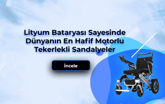 Lityum pilli akülü sandalyeler