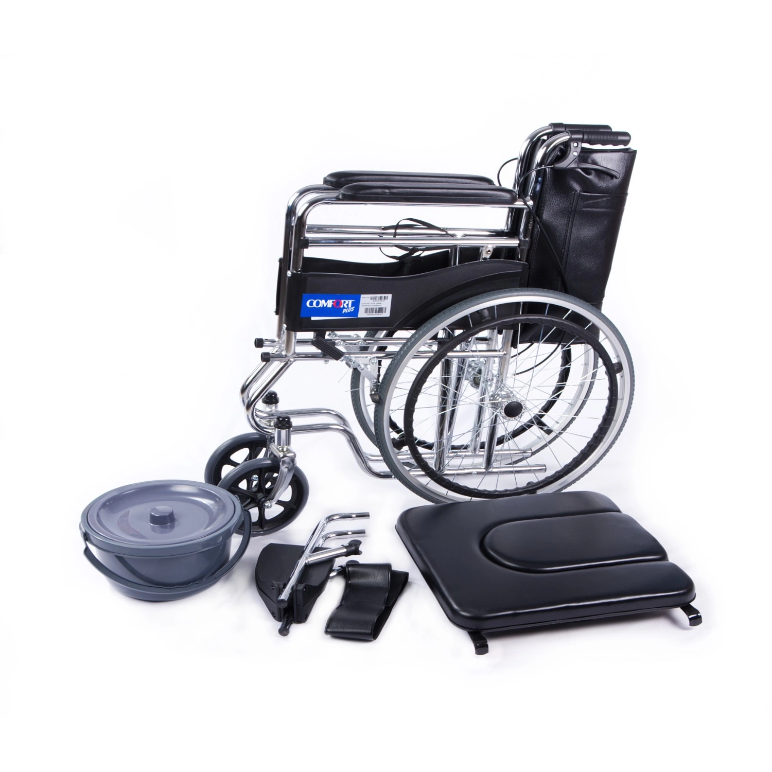 Comfort DM-680 Tuvalet Özellikli Tekerlekli Sandalye