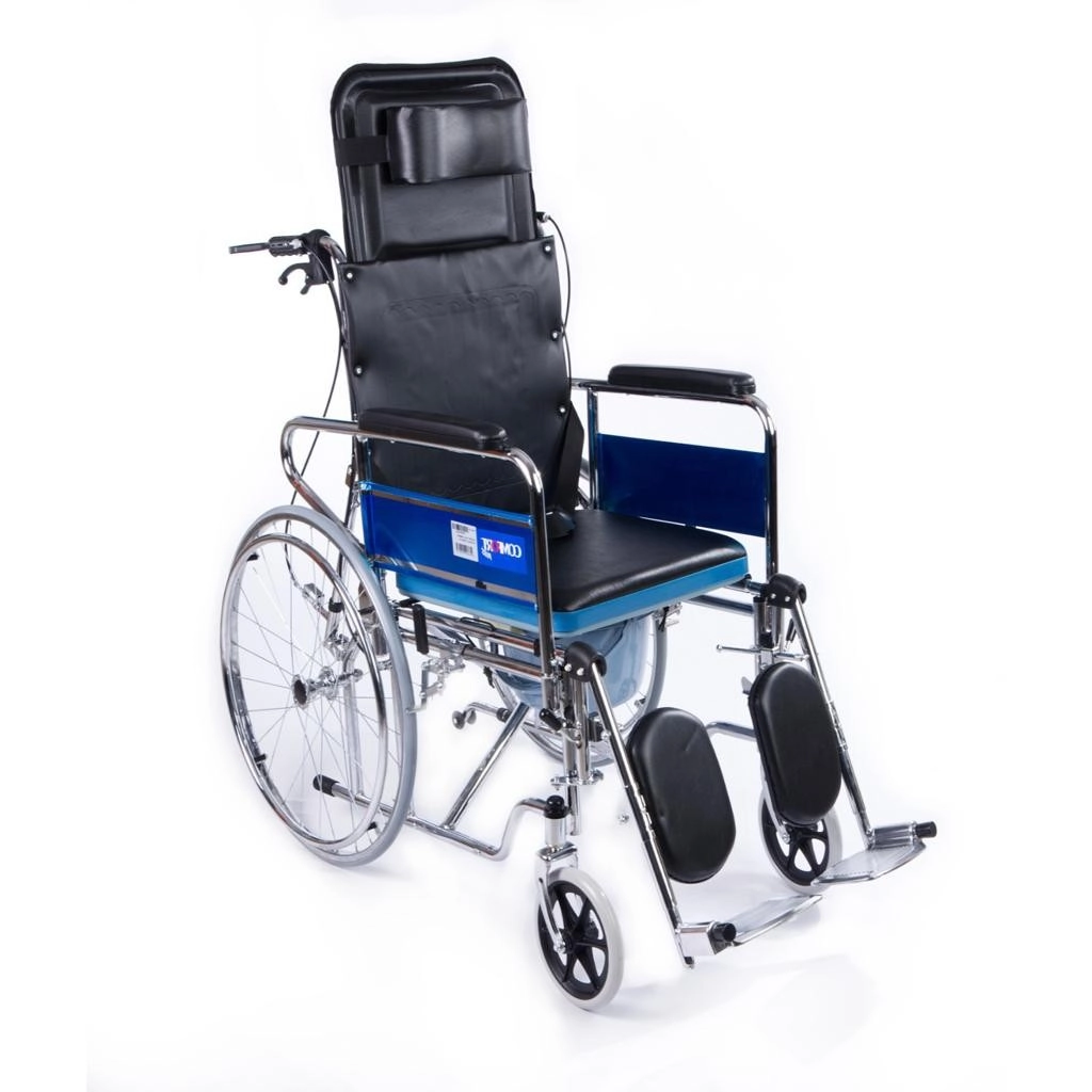 Comfort Plus KY609GC Sırtı Yatar Ayak Kalkar Tuvalet Özellikli Tekerlekli Sandalye