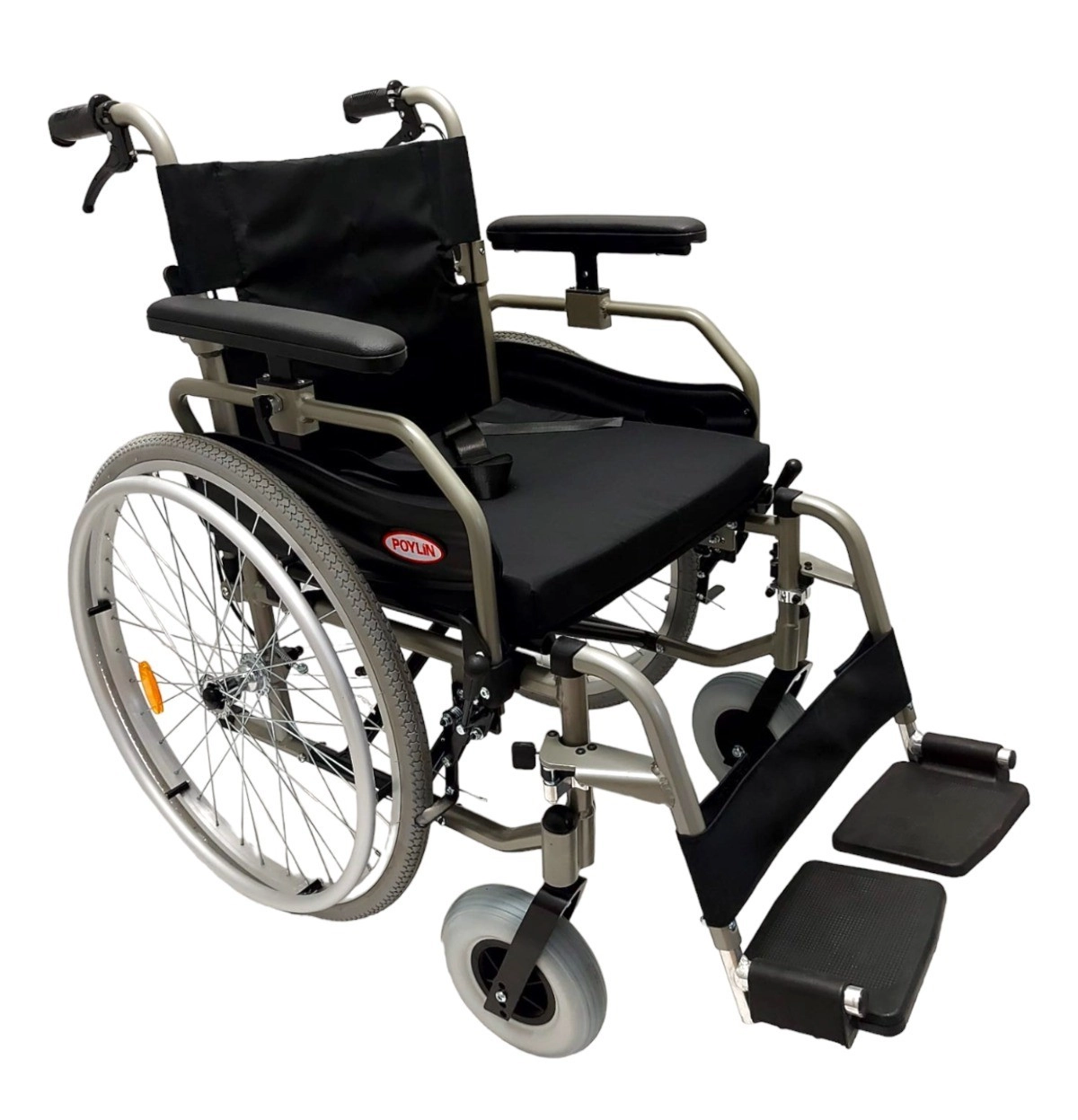 Poylin P967 Alüminyum Tekerlekli Sandalye (42 cm) (46 cm ) (55cm )