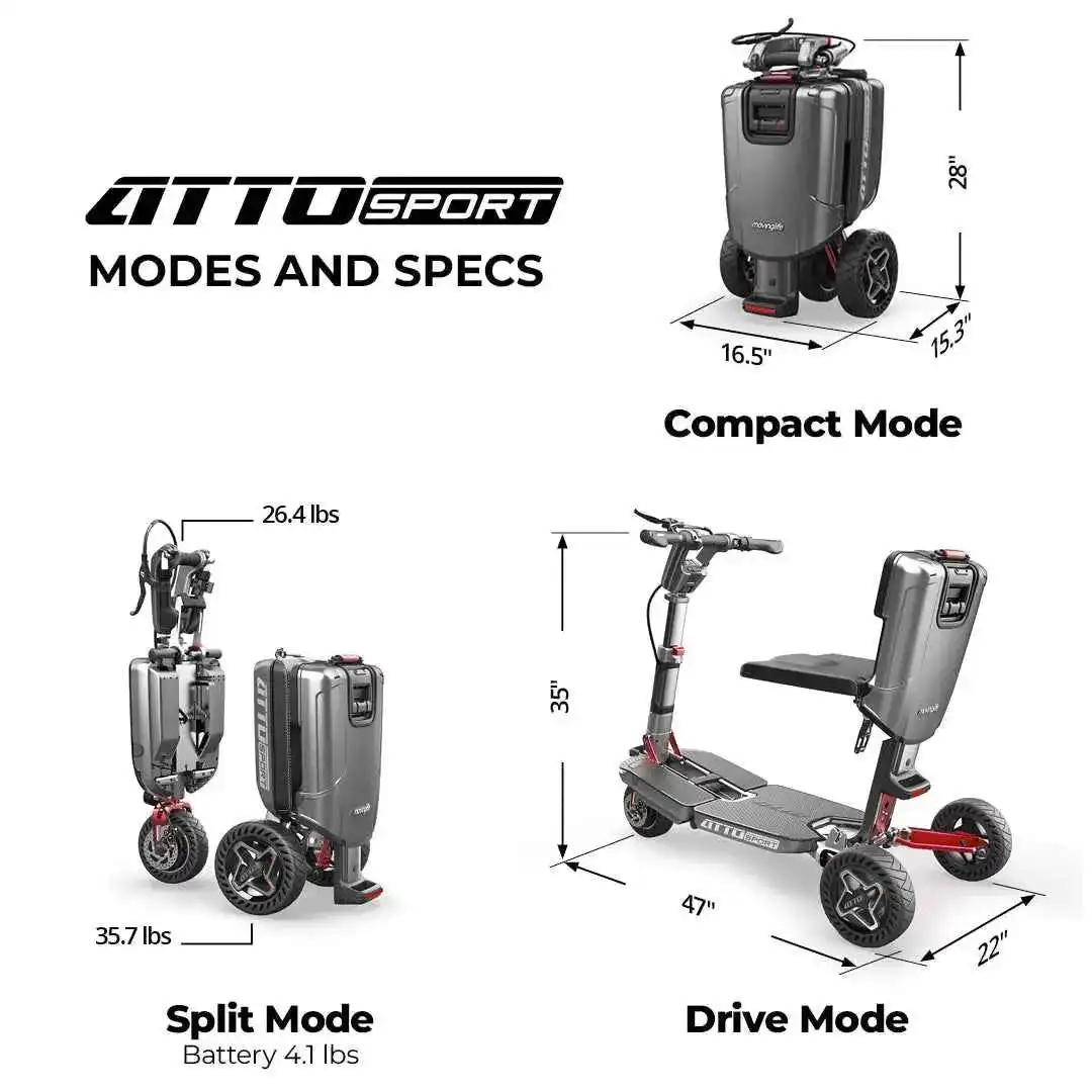 Atto Sport Katlanabilir Scooter 