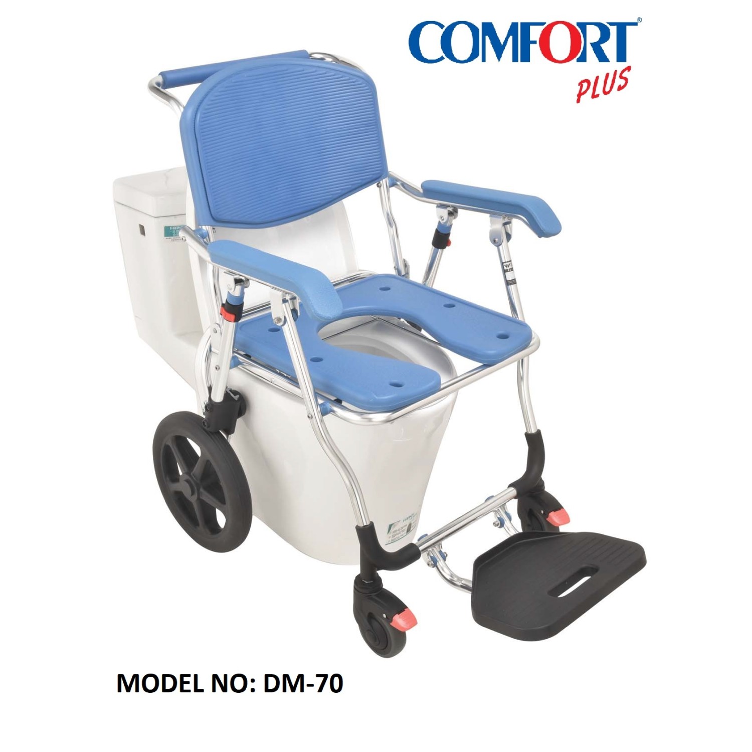 Comfort Plus DM-70 Banyo ve Tuvalet Özellikli Tekerlekli Sandalye