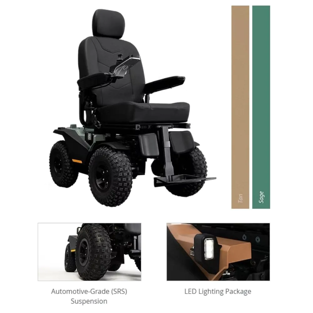 Pride Quantum Outback 4×4 Akülü Tekerlekli Sandalye