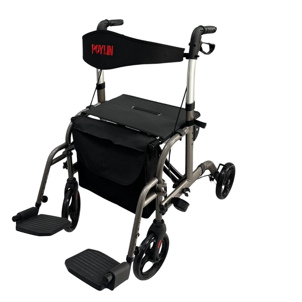 Poylin P777P Alüminyum Pedallı Lüks Rollatör