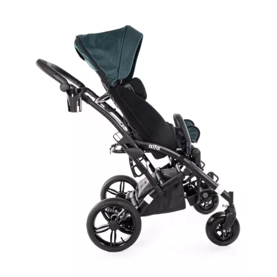 ALFA özel tekerlekli sandalye, boyu 100 ila 150 cm arasında ve maksimum ağırlığı 55 kg olan çocuklara yöneliktir.