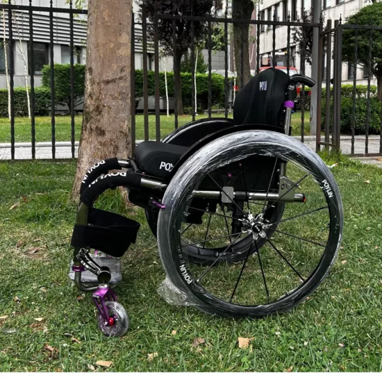 Poylin P153 Aktif Tekerlekli Sandalye (Titanyum)