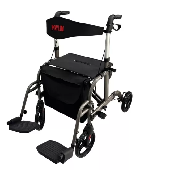Poylin P777P Alüminyum Pedallı Lüks Rollatör